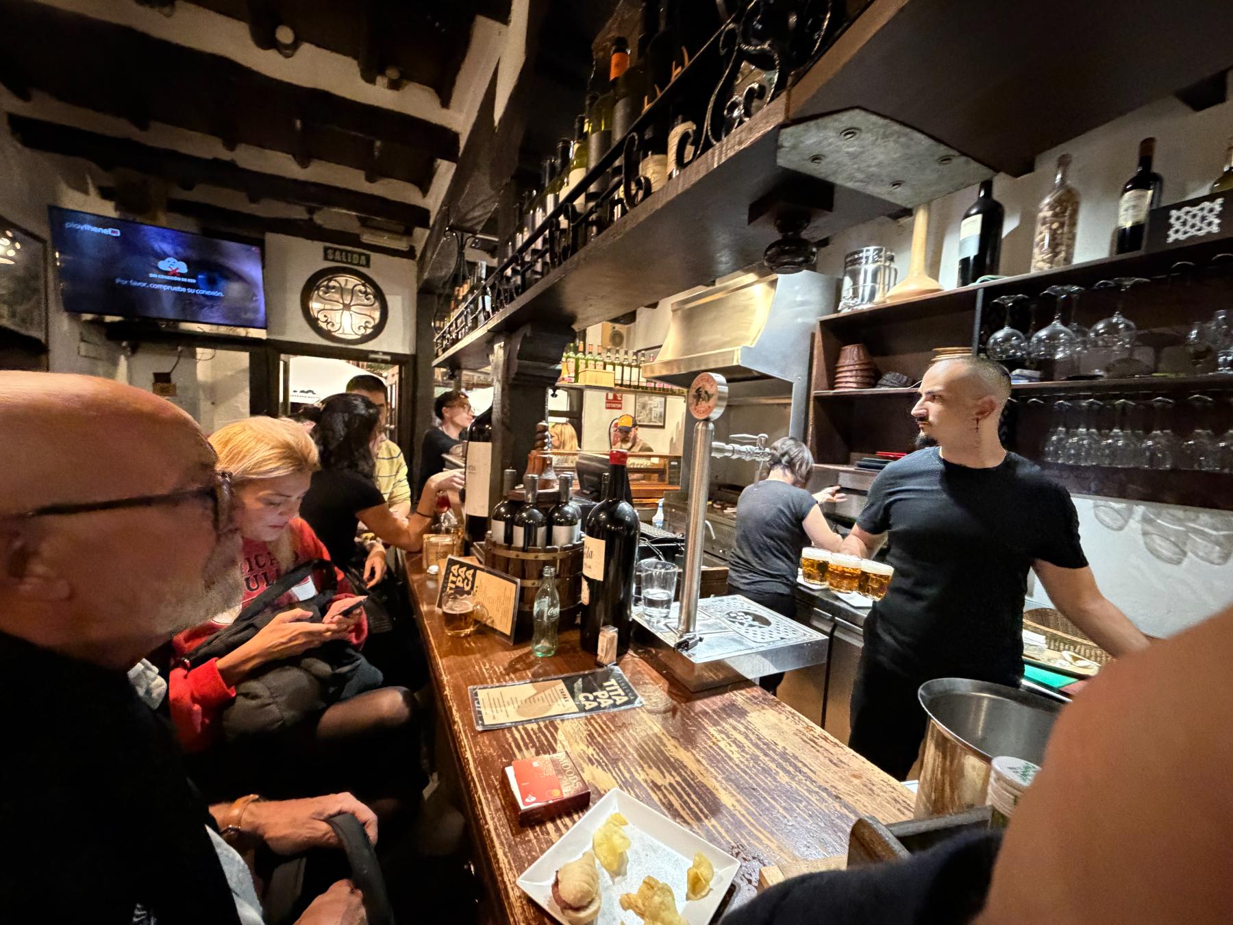 Tapas a la parrilla en Bar Tita Paca